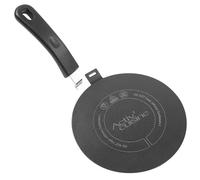 ACTIV CUISINE Adaptador de inducción de 20 cm de difusión de calor de acero inoxidable, difusor de inducción Moka para utilizar cafeteras y utensilios de cocina, Negro