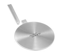 ACTIV CUISINE Adaptador de inducción de disco placa de 24 cm de difusión de calor de acero inoxidable, difusor de inducción Moka para utilizar cafeteras y utensilios de cocina