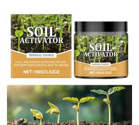 Activador De Suelo Para Plantas | Acondicionador De Suelo 100g,Fertilizante Vegetal Activado Rico En Nutrientes Para Tomates, Parterres, Flores, Césped, Bonsáis Y Jardines