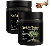 Activador de Suelo Soil Pro, Estimulante y Acondicionador Microbiano del Suelo,Estimula el Crecimiento de las Raíces,Mejora la Estructura del Suelo.Hueso para Césped,Jardín y Hortalizas. (2 Pezzo)
