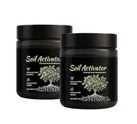 Activador de suelos, activador de suelos orgánico y fertilizante para plantas: mejora la retención de carbono en el suelo para bancales elevados. (2pcs)