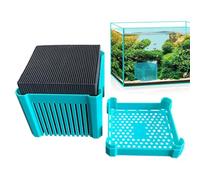 Activated Carbon Aquarium Cube, Charcoal Filter Block 4,41 x 4,41 x 3,41 pulgadas, Cloudiness Water Purifier, Deodorizing Filtration Aid for Saltwater Fish Tanks