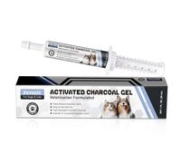 Activated Charcoal Gel for Dogs, Gel de Carbón Activado para Perros, 30 ml, Alta Absorción, Reduce los olores digestivos, Apto para todos los perros
