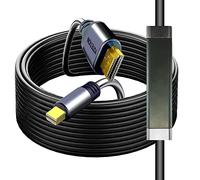 Active 4K Mini DP a HDMI Adpater Cable de 25 pies con IC, 4K60HZ, 1440P 60Hz, 1080P 120Hz para MacBook Pro/Air, iMac, Microsoft Surface Pro/Dock, monitor, proyector y más