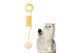 Active Cat Spring Toys, Cat Springs for Indoor Cats Adult, Flexible Interactive Cat Toy, Interactive String Toy for Cat Playtime, Retractable Cat String Toy, Wall-Mounted Cat Toy for Exercise
