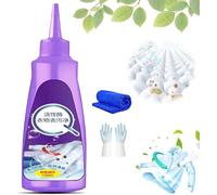 Active Enzyme - Quitamanchas de lavandería, removedor de manchas de lavandería enzimático, removedor de manchas de lavandería, botella morada, limpiador de manchas difíciles, 120 ml (1 unidad)