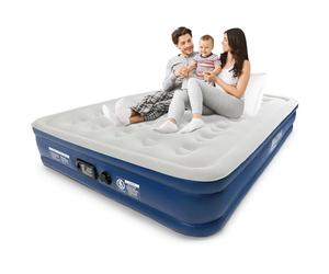 Active Era Colchón Hinchable Premium King 152,4X 203x 33cm. Soporte Avanzado y Bomba Eléctrica Incorporada: Colchon Inflable - Invitados, Camping, Viajar