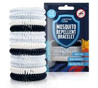 Active Era Pulsera Antimosquitos Pack 12, Brazalete Repelente Mosquitos e Insectos Adultos y Niños (3+), Sin DEET, Resistente al Agua, +250H/10D de Protección Repelente Mosquitos - Neutro