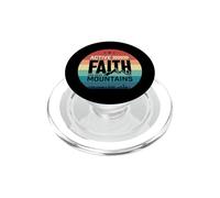 Active Faith Can Move Mountains Christian Men Women Kids PopSockets PopGrip para MagSafe