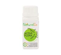 Active Flora. Complemento Alimenticio Natural con probióticos y prebióticos Intestinales. 60 cápsulas vegetales. Equilibrio Flora Intestinal. Sin Aditivos, Sin Gluten, Sin Lactosa. Naturelco.