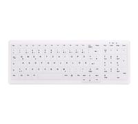Active Key AK-C7000F-FU1-W/GE Wireless Hygiene PC Keyboard USB 2.4GHz Wireless W