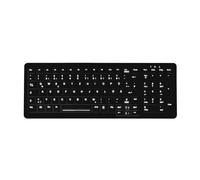 Active Key AK-C7000F-U1-B/GE USB Hygiene-Tastatur alemán, QWERTZ, Windows® Negro apropiado f. WIS