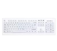 Active Key AK-C8100F-FU1-W/GE Wireless Hygiene PC Keyboard USB 2.4GHz Wireless W