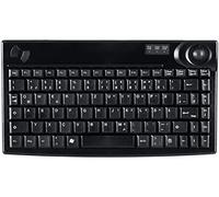 Active Key CompactKey AK-440 USB Tastatur alemán, QWERTZ, Windows® Negro Integrado Trackball