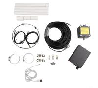 Active Loop K-480WLA 0.5MHz-1GHz Receptor de banda completa 0-30dB de ganancia para Tecsun Sangean para ICOM de onda corta para MW SW FM Air con carga tipo C y kit de cable de alimentación de 5 m (20