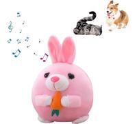 Active Moving Pet Plush Toy, 2024 Upgraded Active Moving Pet Plush Interactive Dog Toys, Washable Cartoon Pig Plush Sound Electronic Dog Toy, Shake Bounce Boredom Talking Toys for Dog Cats Pets (#2)