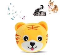 Active Moving Pet Plush Toy, 2024 Upgraded Active Moving Pet Plush Interactive Dog Toys, Washable Cartoon Pig Plush Sound Electronic Dog Toy, Shake Bounce Boredom Talking Toys for Dog Cats Pets (#1)