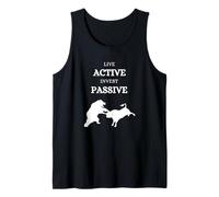 Active Pasive Bull vs Bear Stock Exchange Stock Market ETF Camiseta sin Mangas