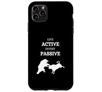 Active Pasive Bull vs Bear Stock Exchange Stock Market ETF Carcasa para iPhone 11 Pro MAX