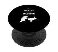 Active Pasive Bull vs Bear Stock Exchange Stock Market ETF PopSockets PopGrip Adhesivo