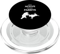 Active Pasive Bull vs Bear Stock Exchange Stock Market ETF PopSockets PopGrip para MagSafe