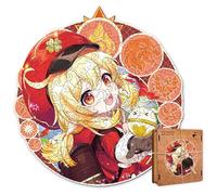 ACTIVE PUZZLES - Puzzle 26 x 23 cm 100 Piezas | Niños y Adolescentes | Rompecabezas de Madera de Anime Japonés, Cortado a Láser, Sostenible y Ecológico, Acabado Premium (Inspirado en Klee)