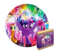 ACTIVE PUZZLES Puzzle de Madera con Piezas de Diferentes Diseños 16 x 16 cm 50 Piezas (Mi Pequeño Poni)