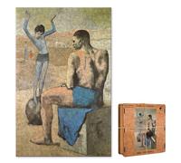 Active Puzzles - Puzzles Adultos de Madera Rompecabezas de Arte Pintores Famosos Multicolor, Cortado a Láser, Sostenible y Ecológico, Acabado Premium (Picasso Niña Pelota)