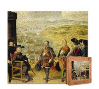 Active Puzzles - Puzzles Adultos de Madera Rompecabezas de Arte Pintores Famosos Multicolor, Cortado a Láser, Sostenible y Ecológico, Acabado Premium (Defensa de Cádiz)