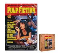 Active Puzzles - Puzzles Adultos de Madera Rompecabezas de Posters de Cine Multicolor, Cortado a Láser, Sostenible y Ecológico, Acabado Premium (Pulp Fiction)