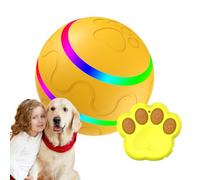 Active Rolling Ball - Juguete flash de silicona LED, USB recargable, bola interactiva, sensor de movimiento automático, juguete impermeable de movimiento | Fun Exercise and Play For Puppies, Dogs