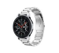 (Active2 40 mm o 44 mm - Plata) Correa de metal de 22 mm para Samsung Galaxy Watch 3 Huawei Gt2/amazfit