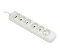 Activejet 6gnu - 3m - s power strip with cord, multicolor, standard, m