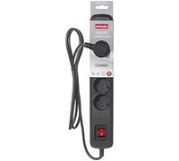 Activejet acp-5gn 1,5m cz base múltiple 5 salidas ac interior negro