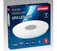 Activejet aje-ufo 24w iluminación de techo plata, blanco bombilla(s)