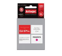 Activejet cartucho de tinta acc-571mnx (repuesto para canon cli-571m x