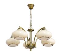 Activejet Classic ceiling chandelier pendant lamp RITA Patina 5xE27 for living room