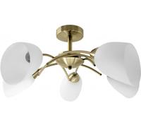 Activejet NIKITA Patina 5xE27 araña clásica lámpara de techo colgante para