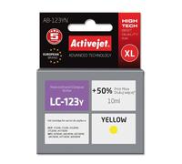 Activejet tinta ab-123yn (repuesto brother lc123y/121y; supreme; 10 ml