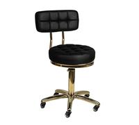 ACTIVESHOP AM-961 - Taburete de trabajo con respaldo, color dorado
