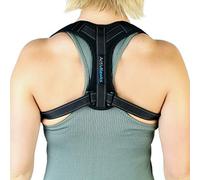 ActivHawks - Corrector de postura de espalda para hombres y mujeres, lavable y ajustable, ideal para aliviar dolores de espalda, torácicos, cuello y hombros, incluye libro electrónico de ejercicios