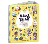 Actividad de libro de calcomanas de Village de Cupkin Llama para nios Libro de calcomanas de Llama Libro divertido Actividad de avin para nios 3