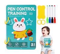 Actividad De Práctica De Escritura A Mano para : Libro De Trabajo Borrable Y Herramientas De Escritura para Pequeños, Libro De Trabajo De Aprendizaje De Educación Temprana | para Niños De 2