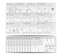 Actividades calmantes para niños, hojas de trabajo Feel Try Learn, hojas de autorregulación y control emocional, estrategias sensoriales para el aula OT PT, paquete de 20 unidades de 17 x 11 pulgadas