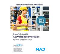 Actividades Comerciales (Grupo Profesional E2). Personal laboral de Ministerios. Temario específico y test