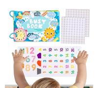 Actividades de Aprendizaje Para Niños Pequeños,Libro De Educación Para Niños Pequeños - Libro De Juguetes Sensoriales Niños, Niños, Niños Y Niñas Cumpleaños, Navidad, Hogar, Viajes, Escuelas Y