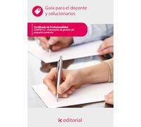 Actividades de gestión del pequeño comercio. COMT0112 - Guía para el docente y solucionarios