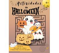 Actividades de Halloween: Libro de actividades de Halloween para niños: juegos, actividades creativas y artísticas, rompecabezas con soluciones, ... de la bruja y páginas de fotos de recuerdo.