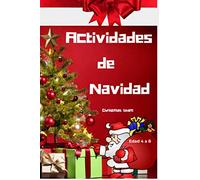 Actividades de Navidad: Navidad,Libro de actividades para niños, libro de actividades: 4-8 años, Libro de juegos para niños , Cuaderno de ... Educativo, Laberintos para niños Navidad.