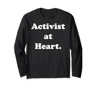 Activist At Heart Bold Statement Design Manga Larga